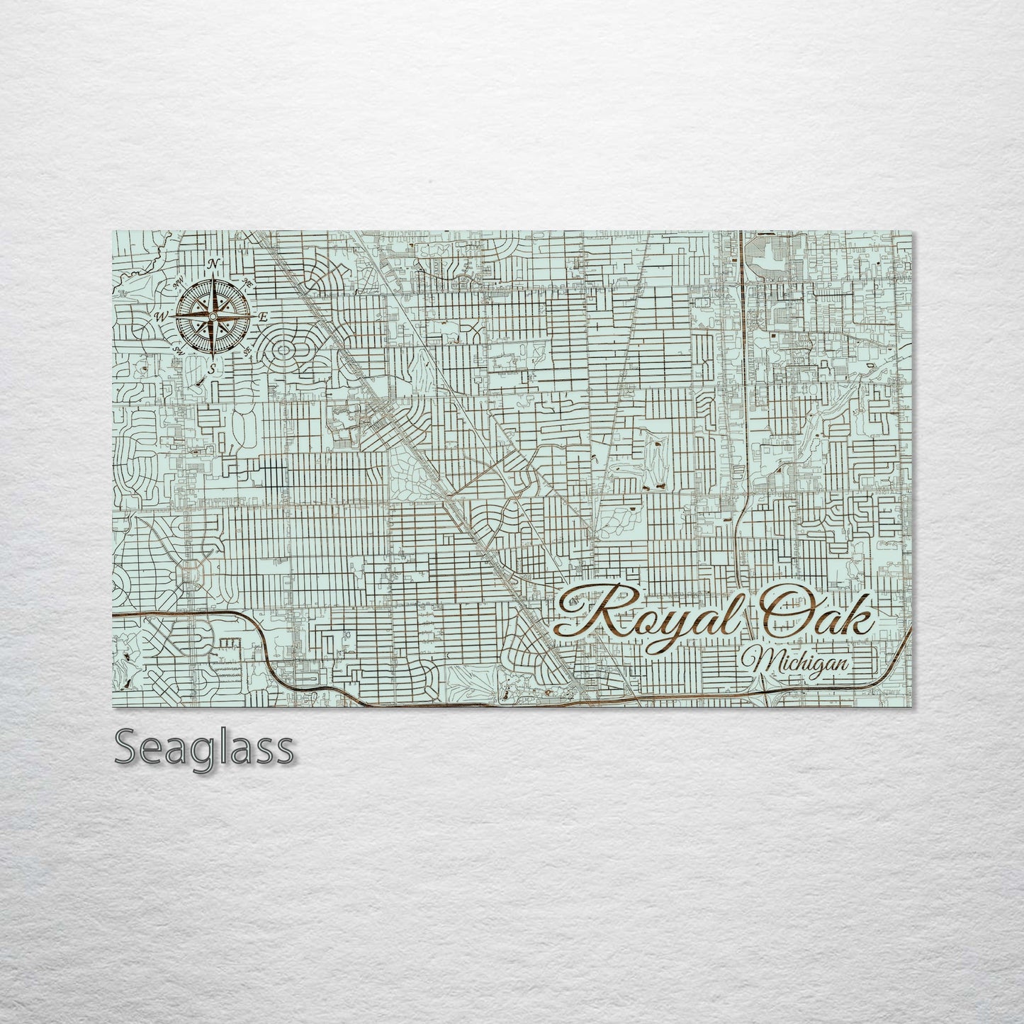 Royal Oak, Michigan Street Map