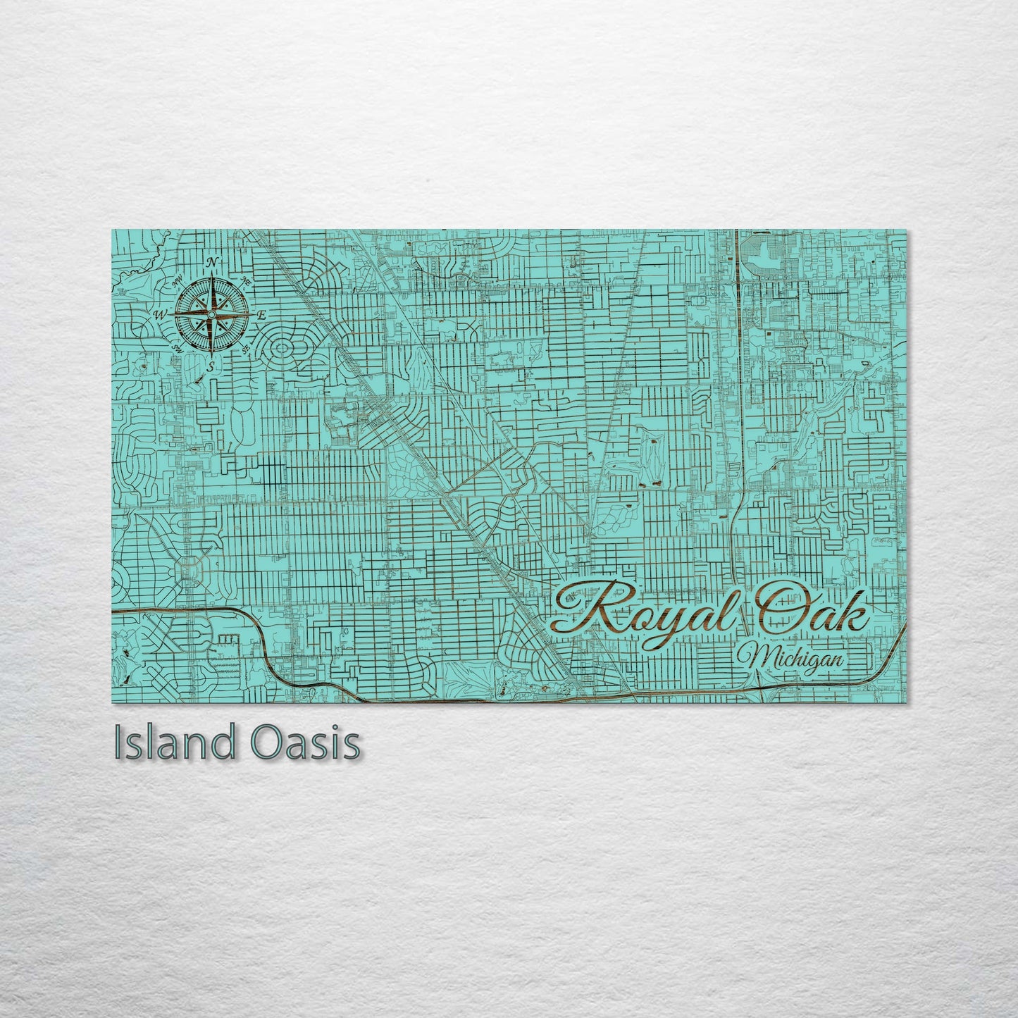 Royal Oak, Michigan Street Map