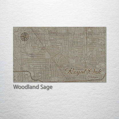 Royal Oak, Michigan Street Map