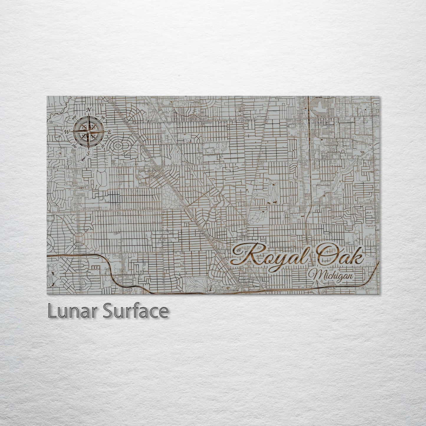 Royal Oak, Michigan Street Map