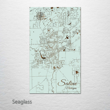 Saline, Michigan Street Map