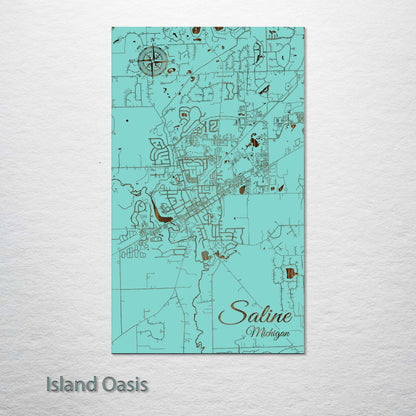 Saline, Michigan Street Map