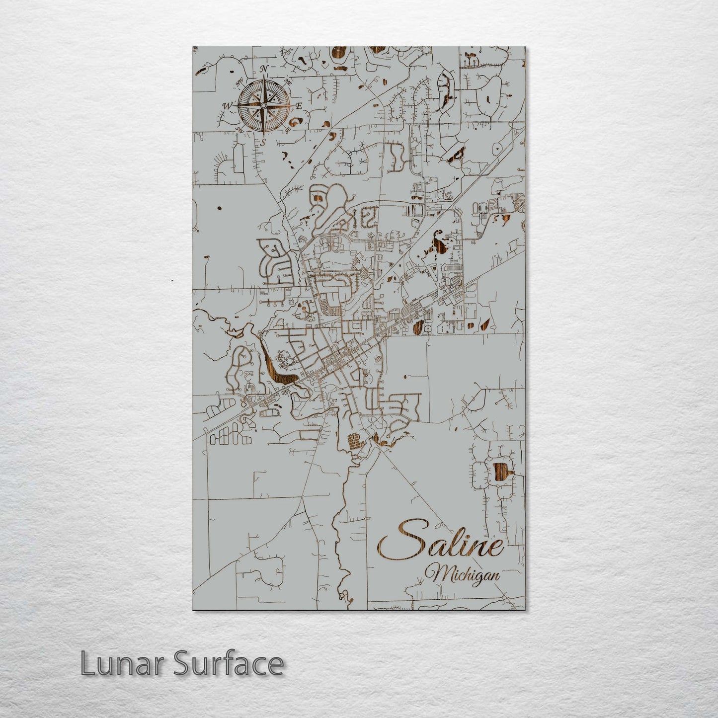 Saline, Michigan Street Map