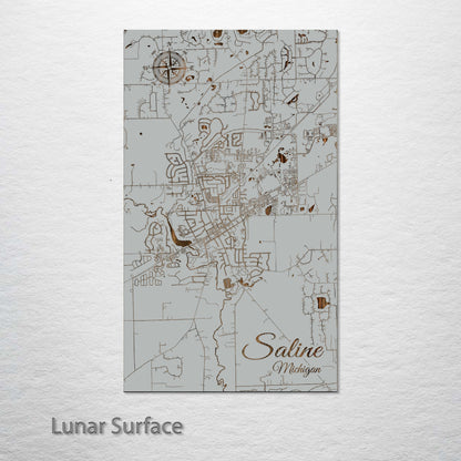 Saline, Michigan Street Map