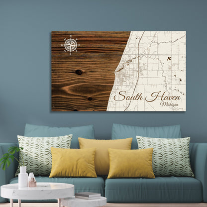 South Haven, Michigan Street Map