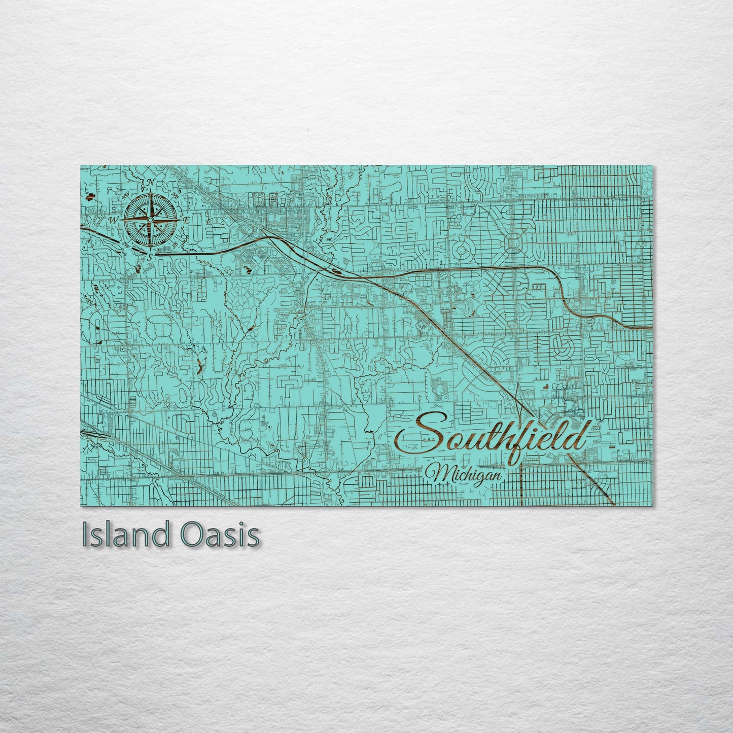 Southfield, Michigan Street Map