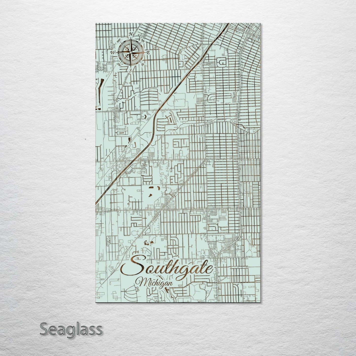 Southgate, Michigan Street Map