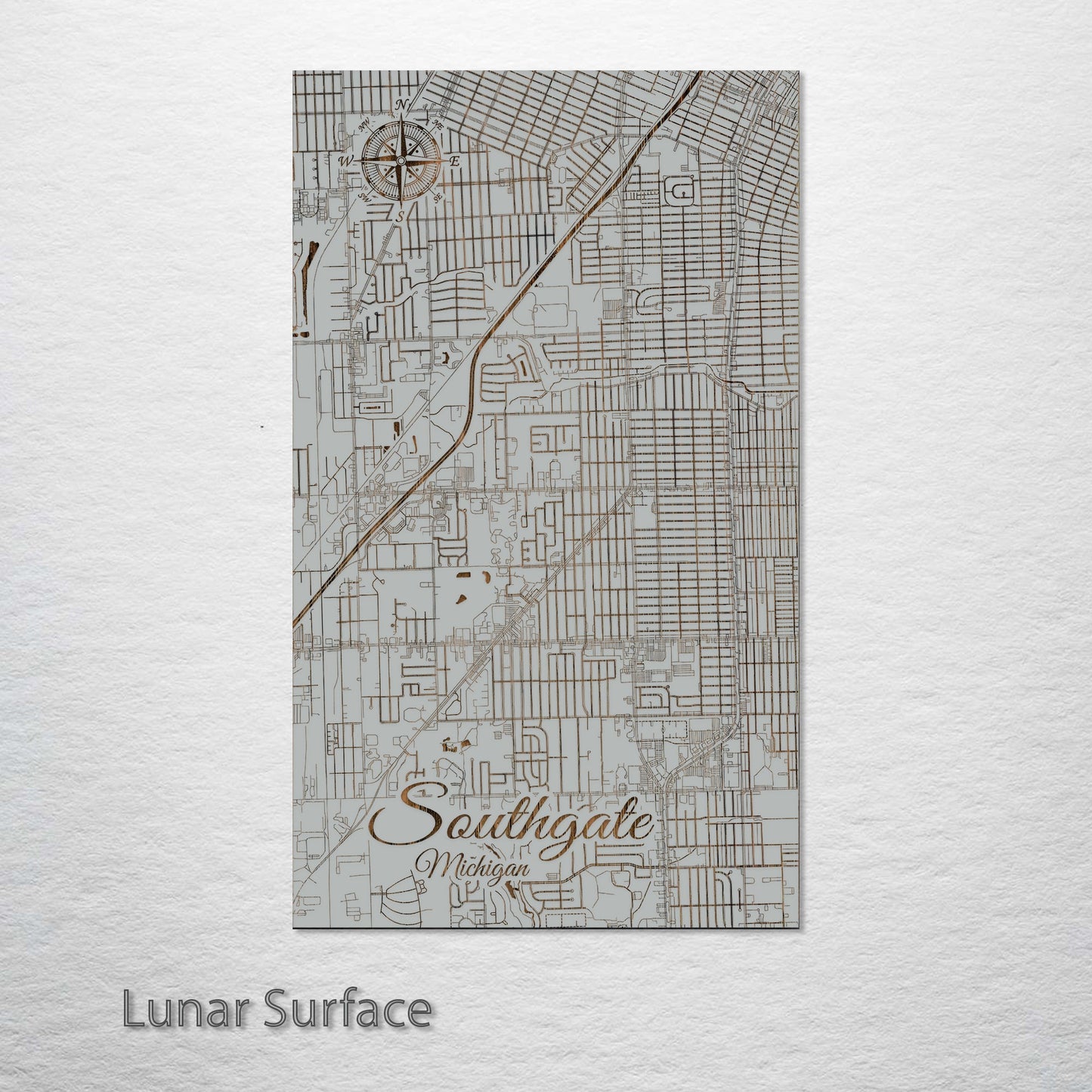 Southgate, Michigan Street Map