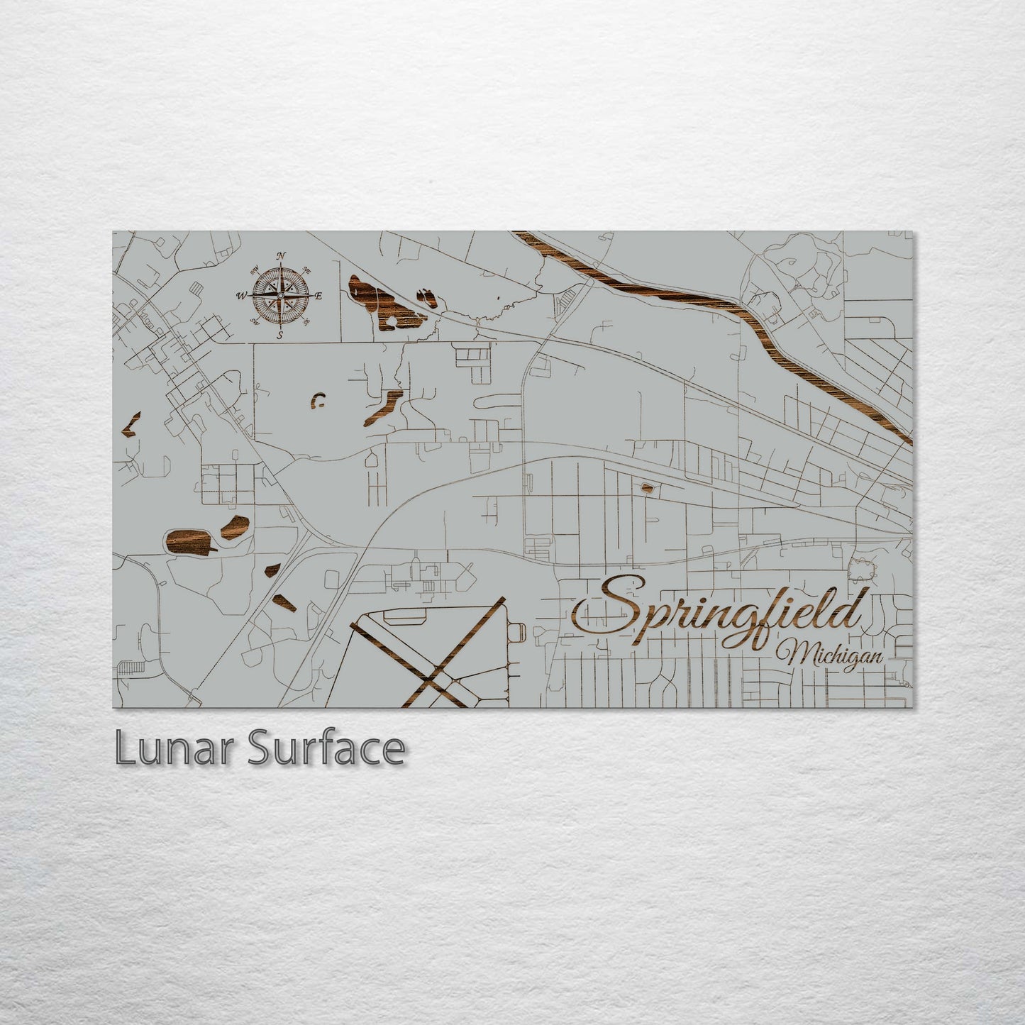 Springfield, Michigan Street Map