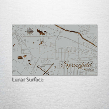 Springfield, Michigan Street Map