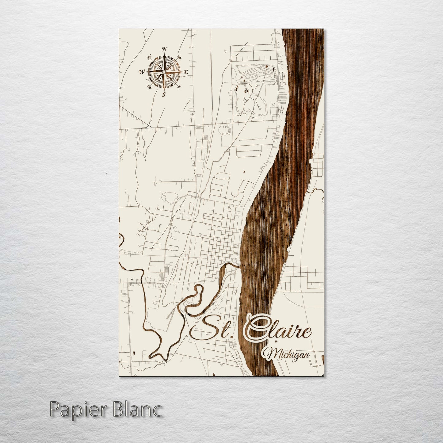 St. Clair, Michigan Street Map