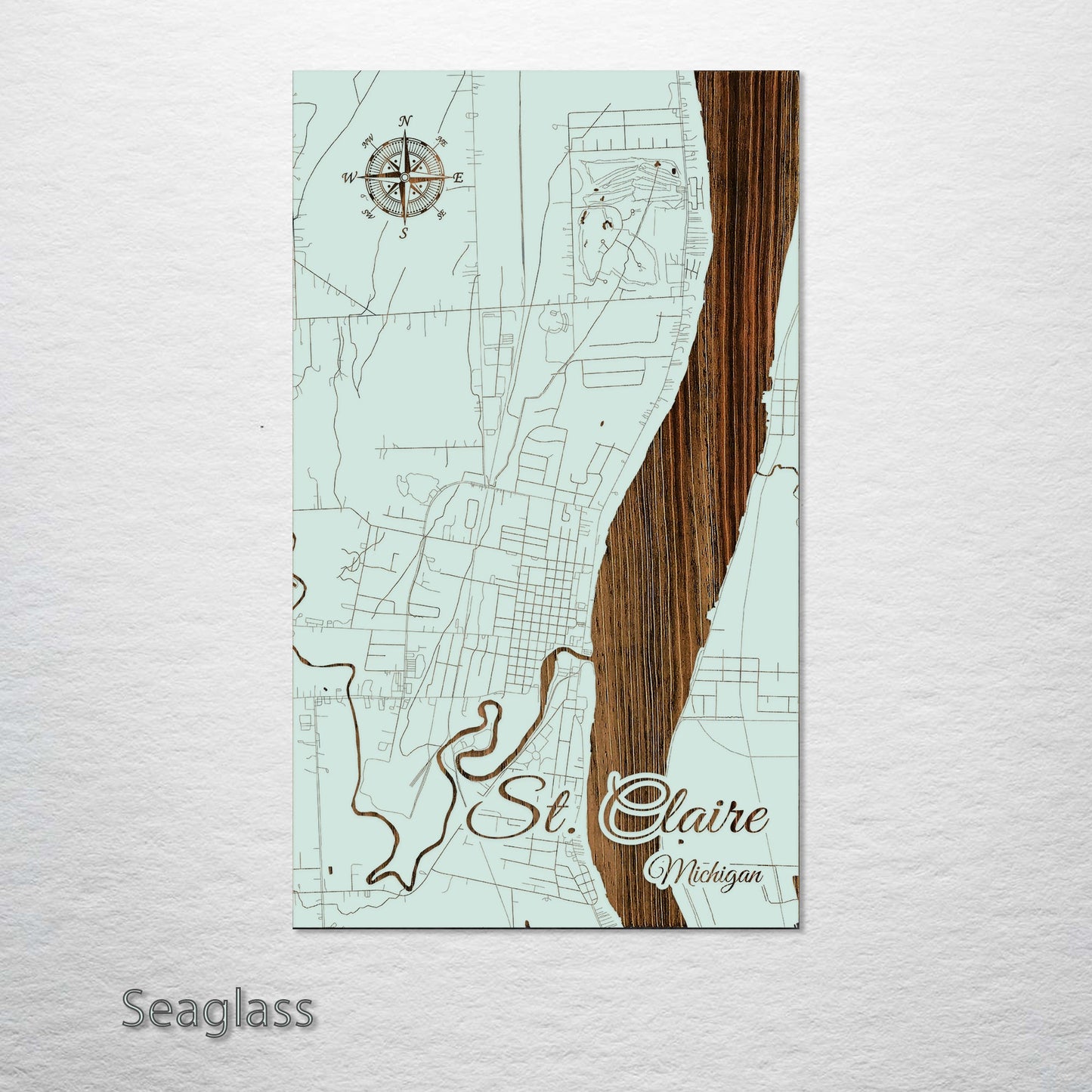 St. Clair, Michigan Street Map