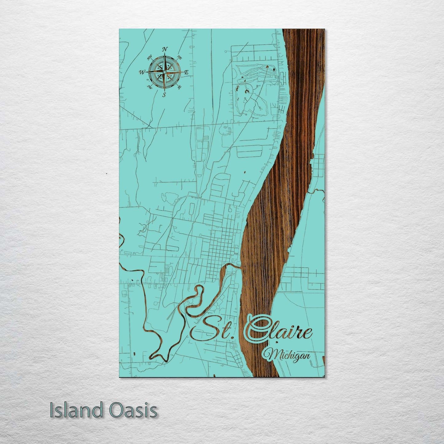 St. Clair, Michigan Street Map