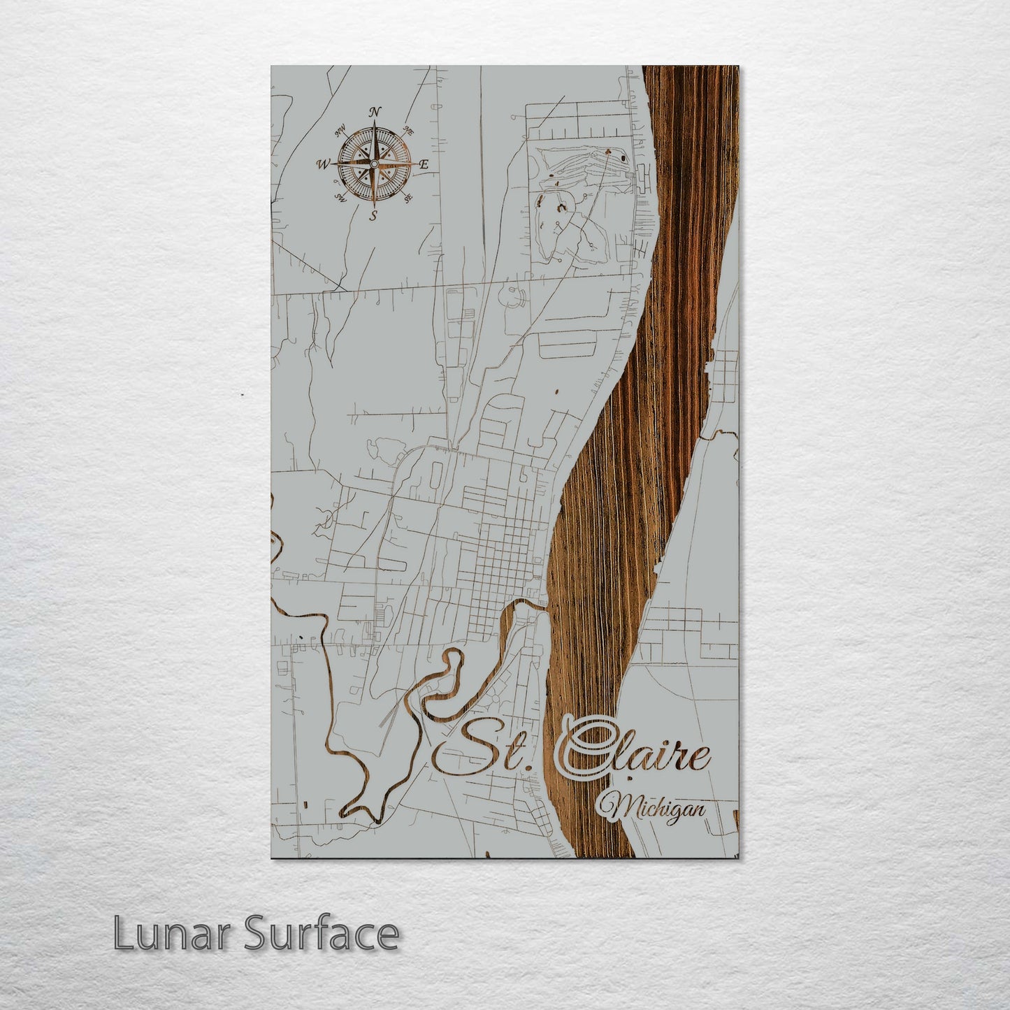 St. Clair, Michigan Street Map