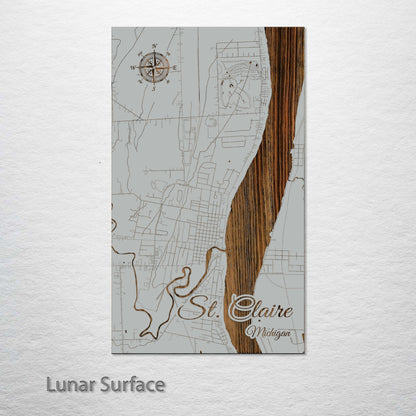 St. Clair, Michigan Street Map