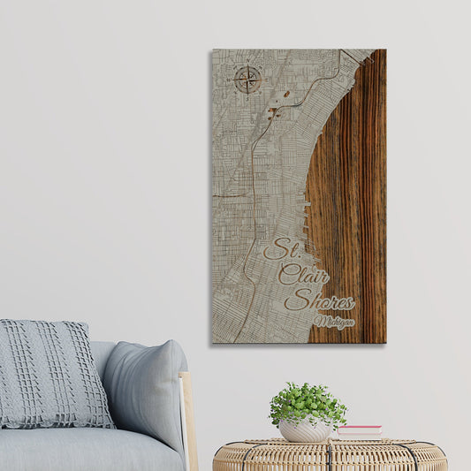 St. Clair Shores, Michigan Street Map