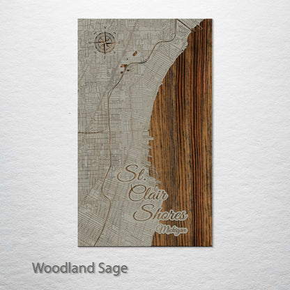 St. Clair Shores, Michigan Street Map