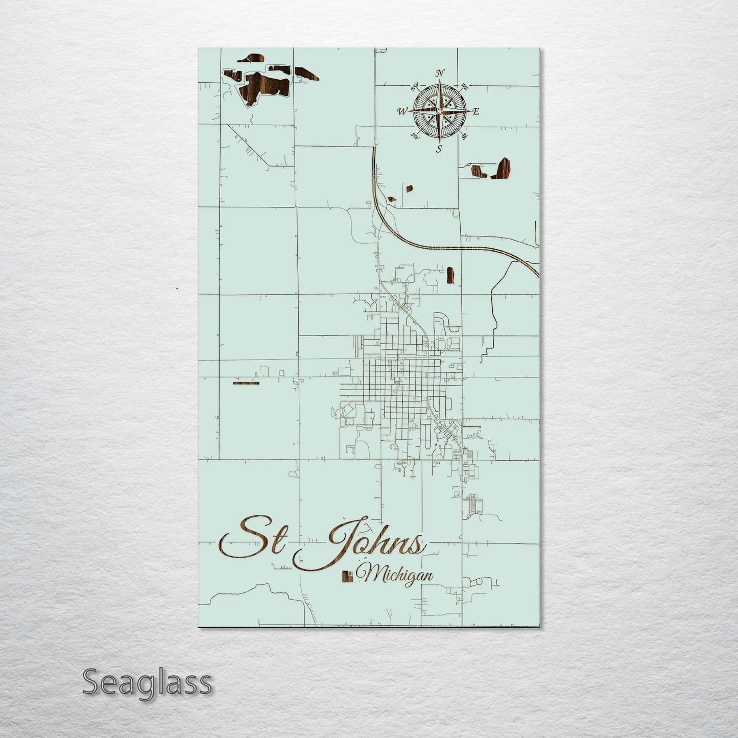 St. Johns, Michigan Street Map