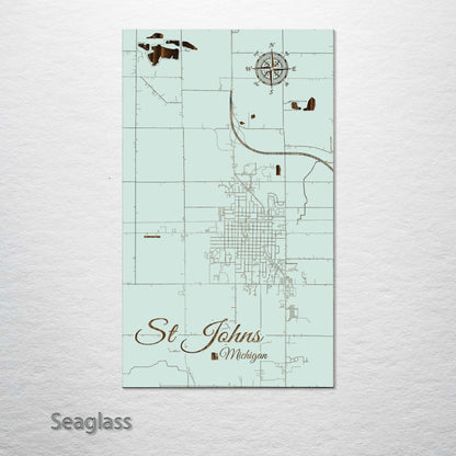 St. Johns, Michigan Street Map