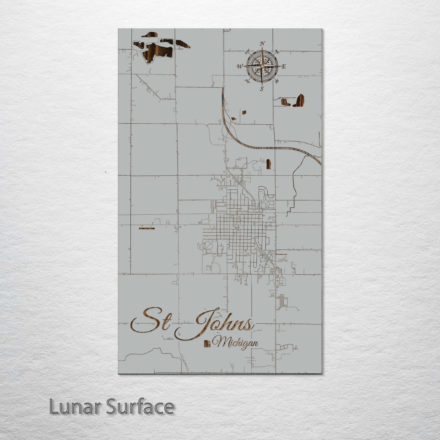 St. Johns, Michigan Street Map