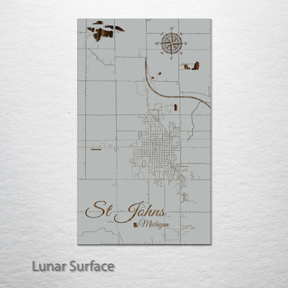 St. Johns, Michigan Street Map