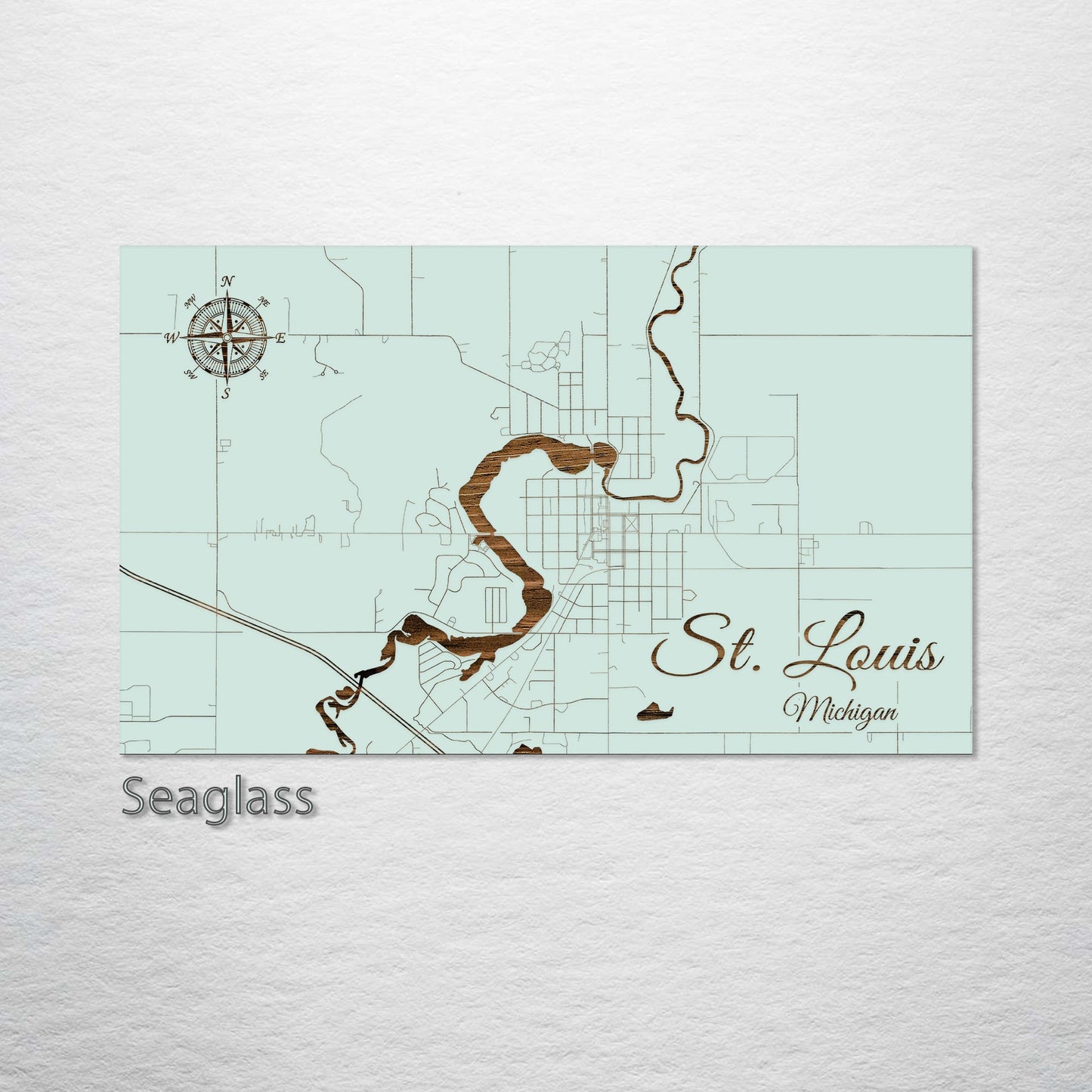 St. Louis, Michigan Street Map