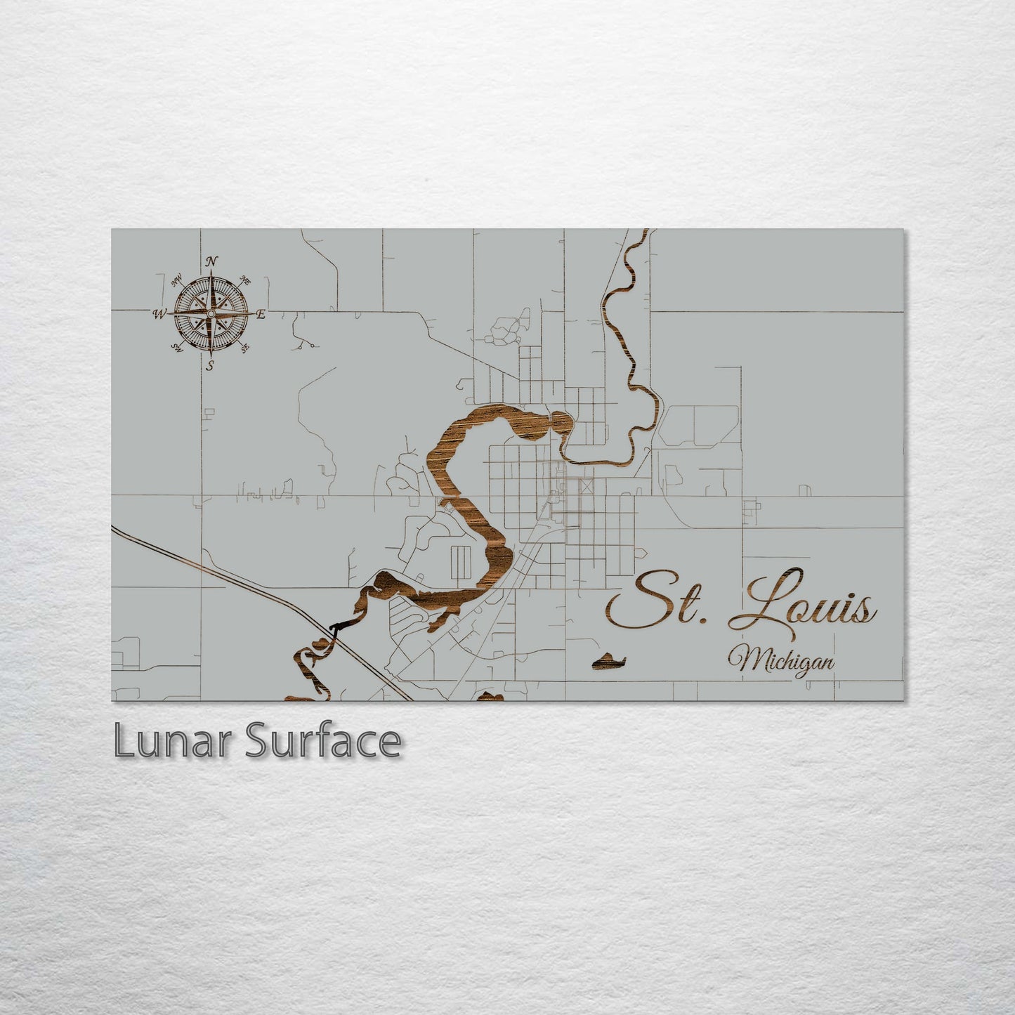 St. Louis, Michigan Street Map