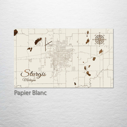 Sturgis, Michigan Street Map