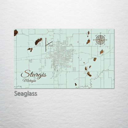 Sturgis, Michigan Street Map