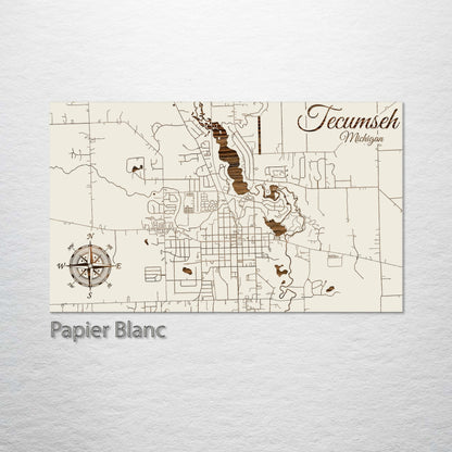 Tecumseh, Michigan Street Map