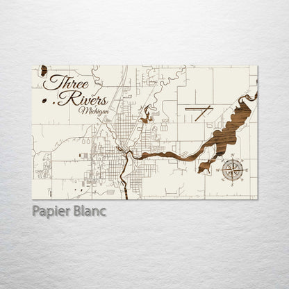 Three Rivers, Michigan Street Map