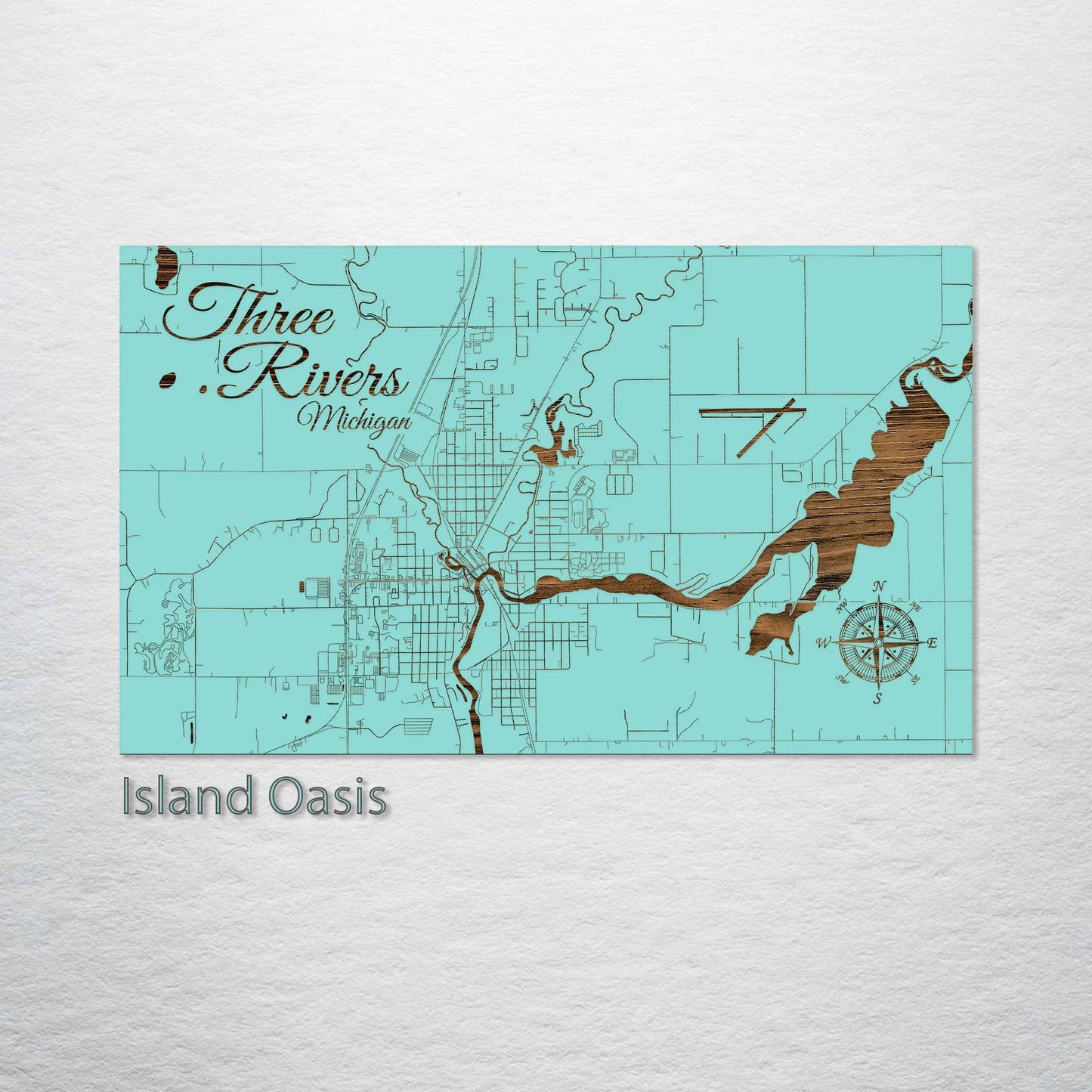 Three Rivers, Michigan Street Map