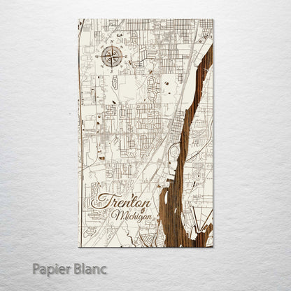 Trenton, Michigan Street Map