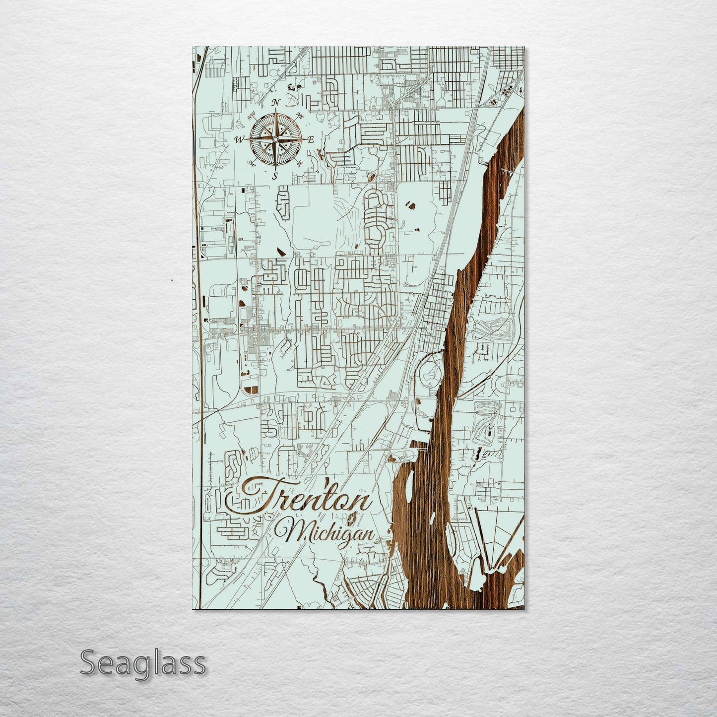 Trenton, Michigan Street Map