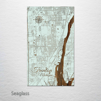 Trenton, Michigan Street Map