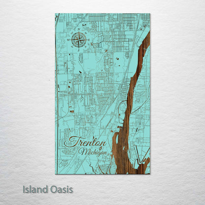 Trenton, Michigan Street Map