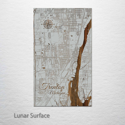 Trenton, Michigan Street Map