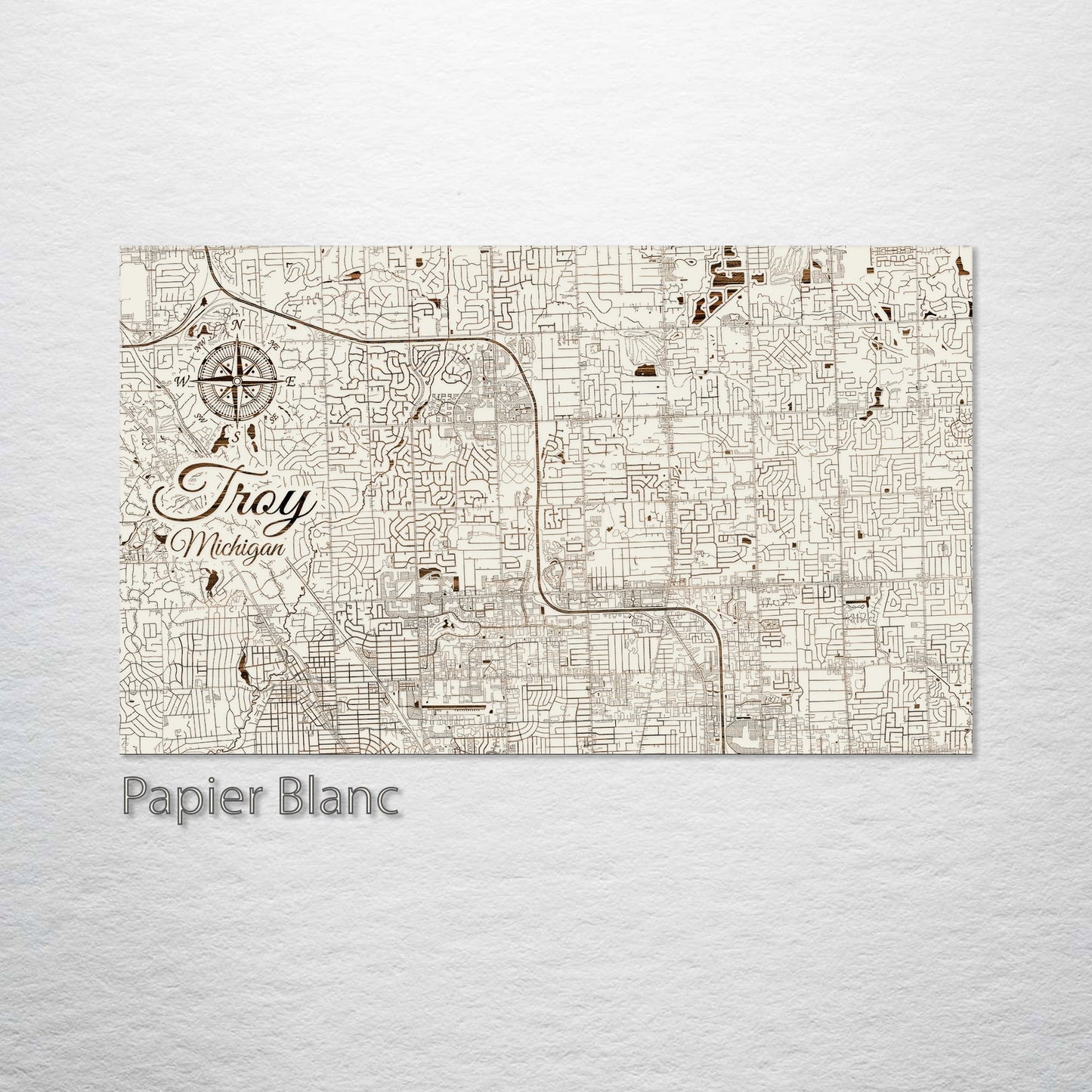 Troy, Michigan Street Map