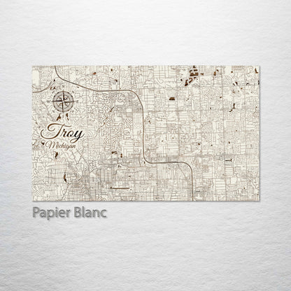 Troy, Michigan Street Map