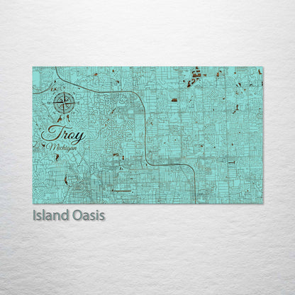 Troy, Michigan Street Map