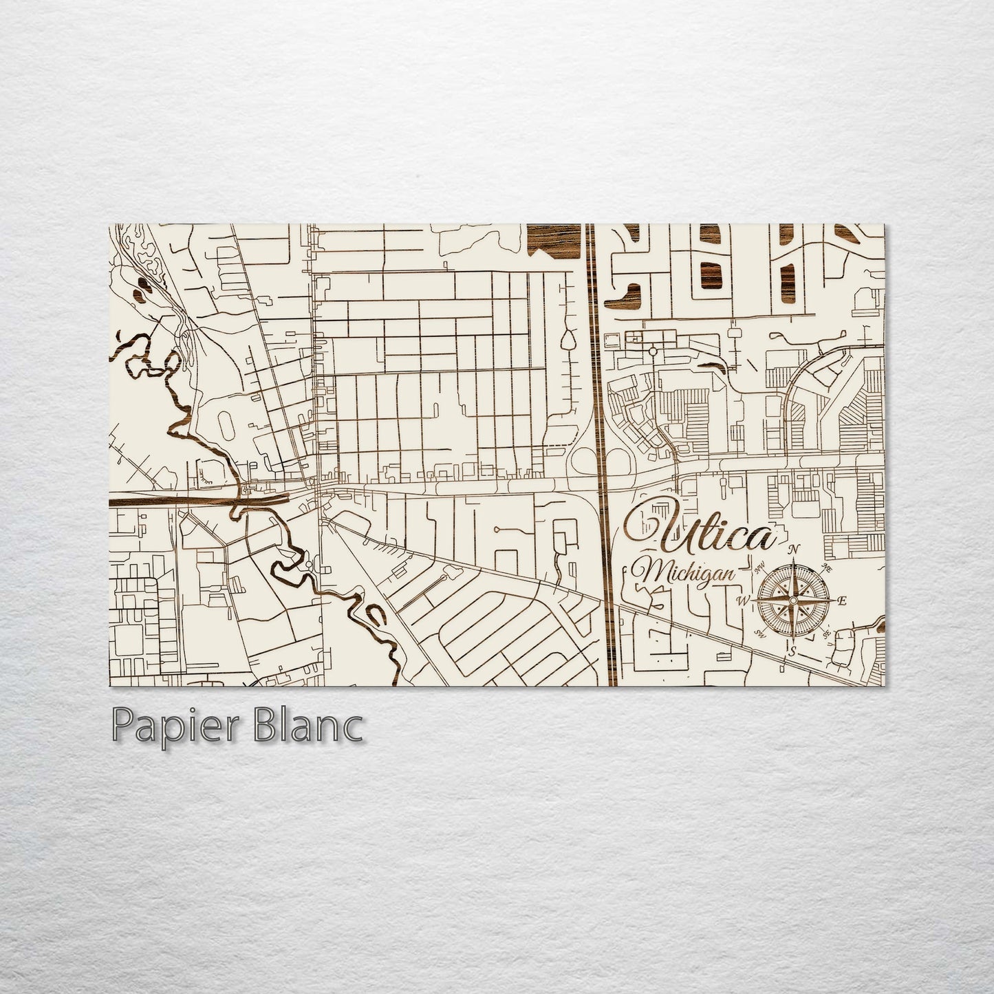 Utica, Michigan Street Map