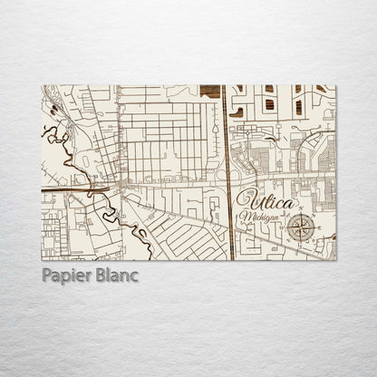 Utica, Michigan Street Map