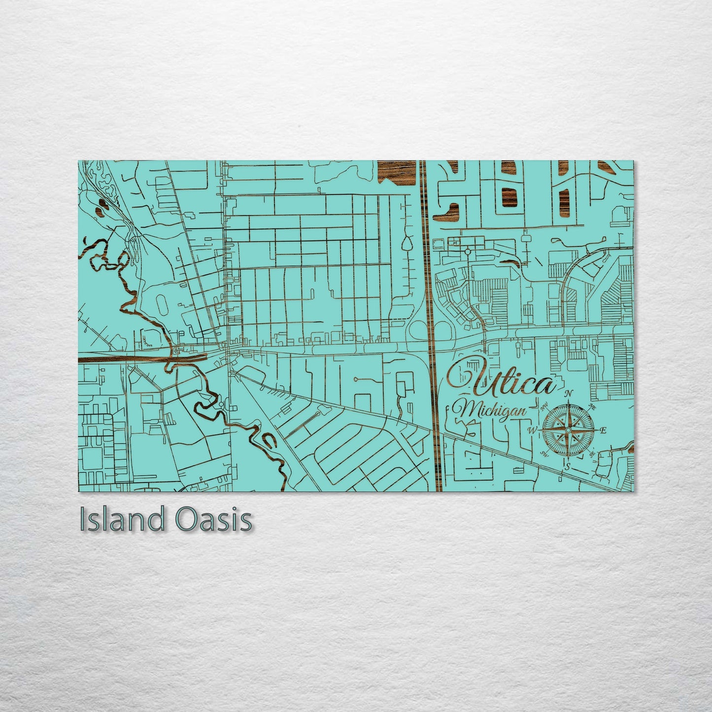 Utica, Michigan Street Map