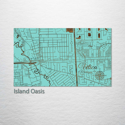 Utica, Michigan Street Map