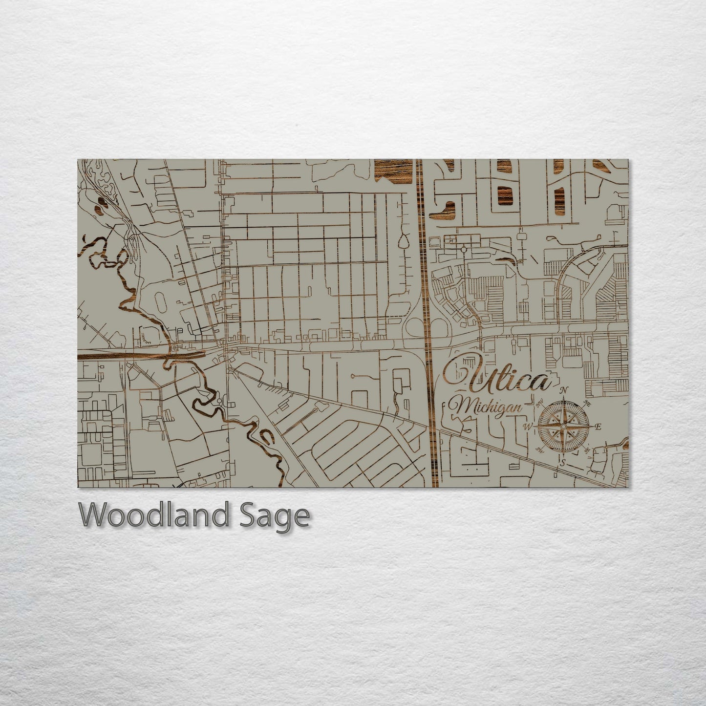 Utica, Michigan Street Map