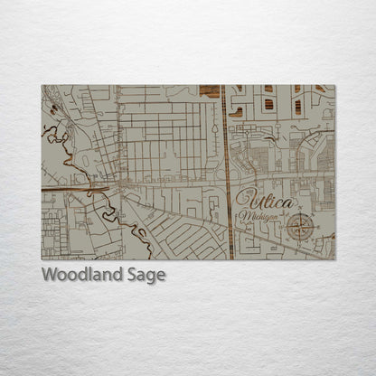 Utica, Michigan Street Map