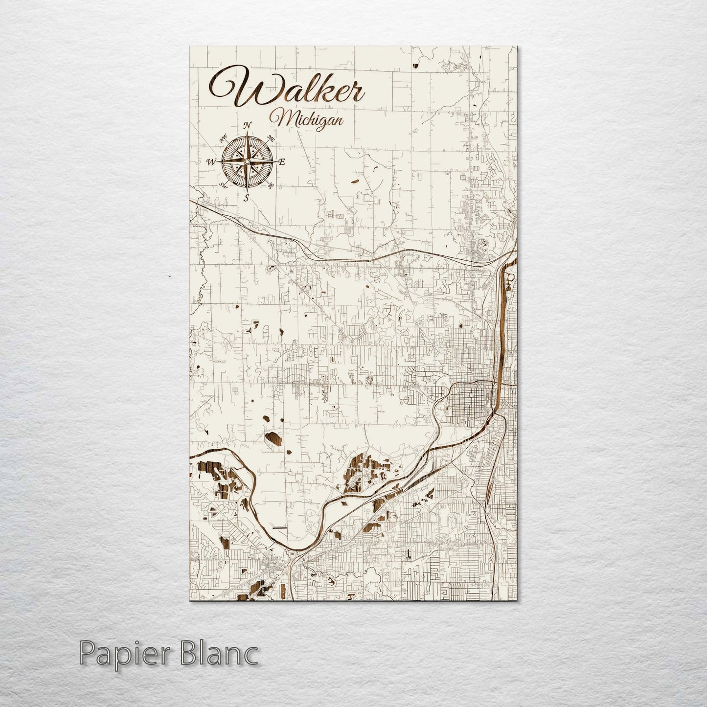Walker, Michigan Street Map