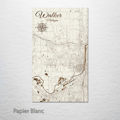 Walker, Michigan Street Map