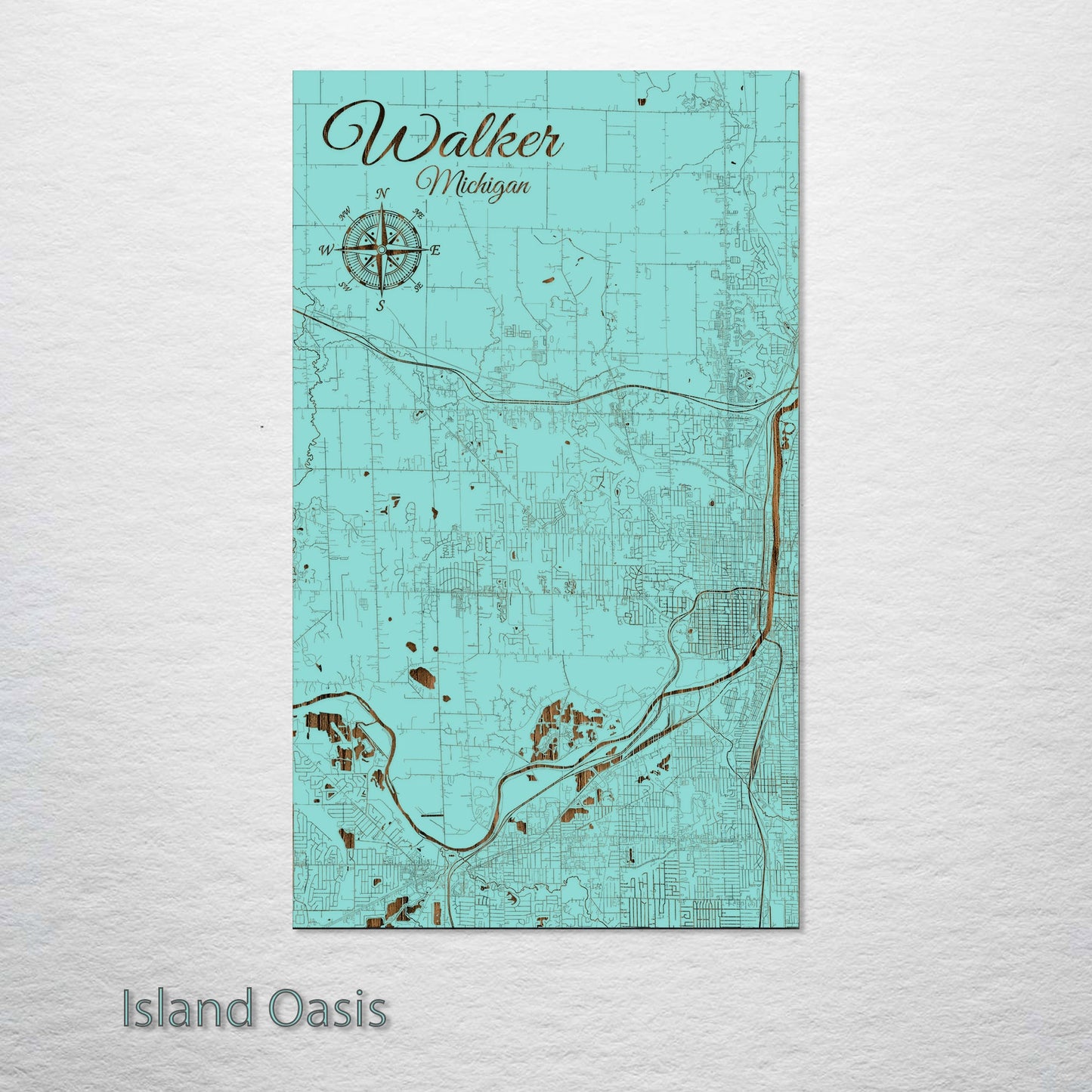 Walker, Michigan Street Map