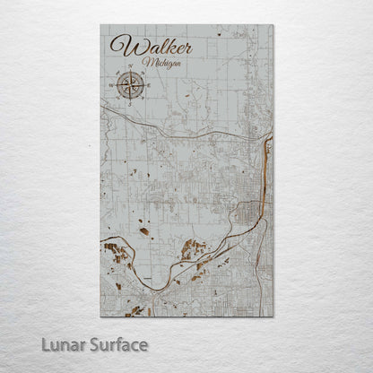 Walker, Michigan Street Map